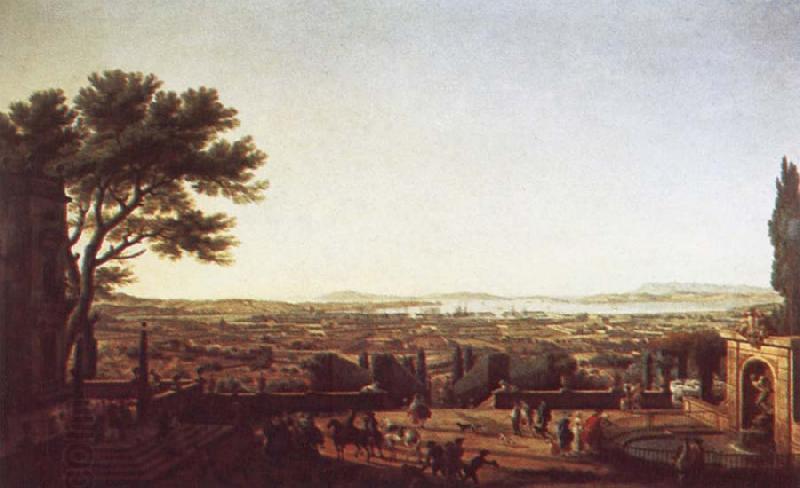 VERNET, Claude-Joseph The City and Harbour of Toulon China oil painting art